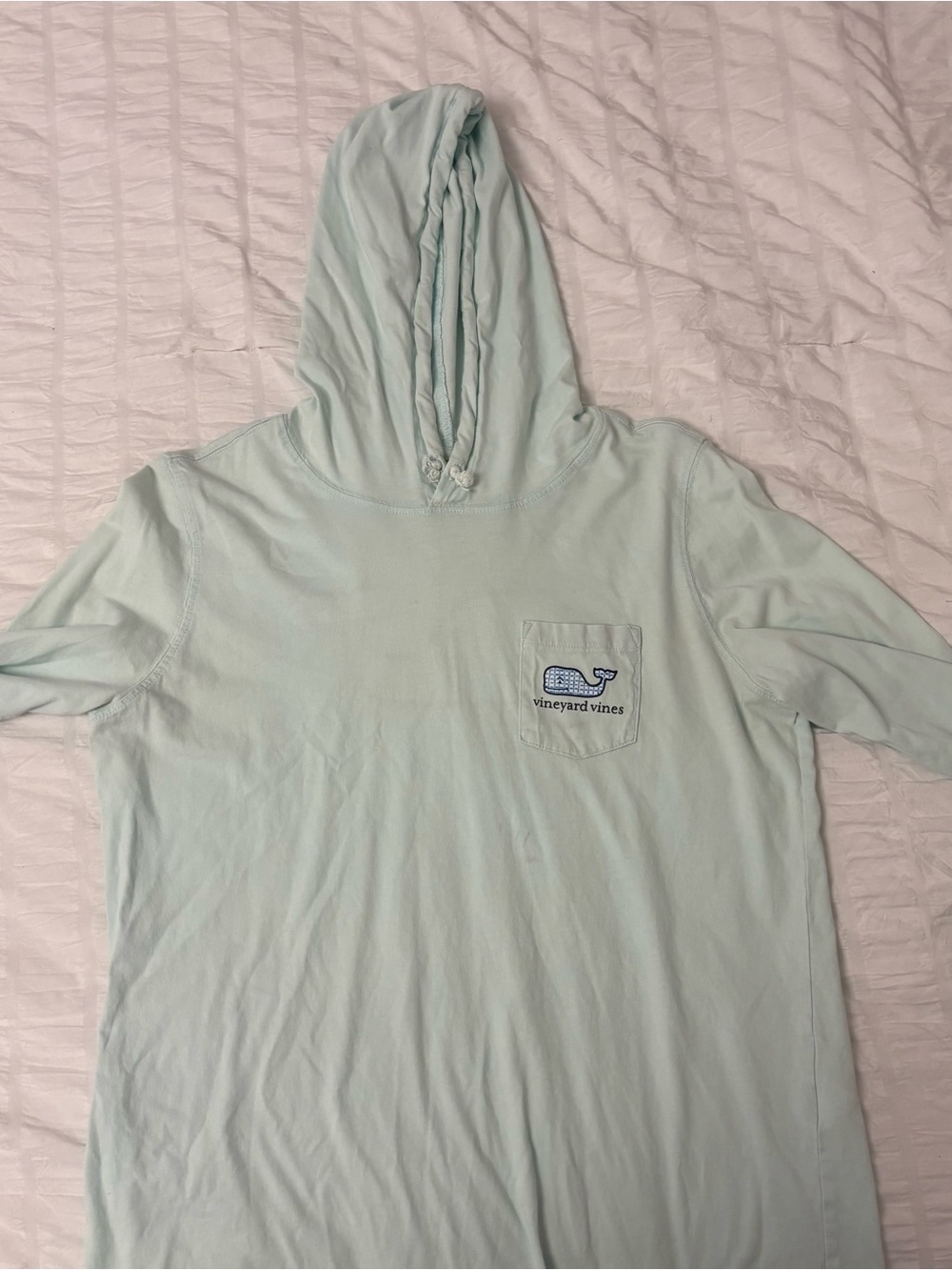 Vineyard Vines Light Mint Pullover Hoodie Tee